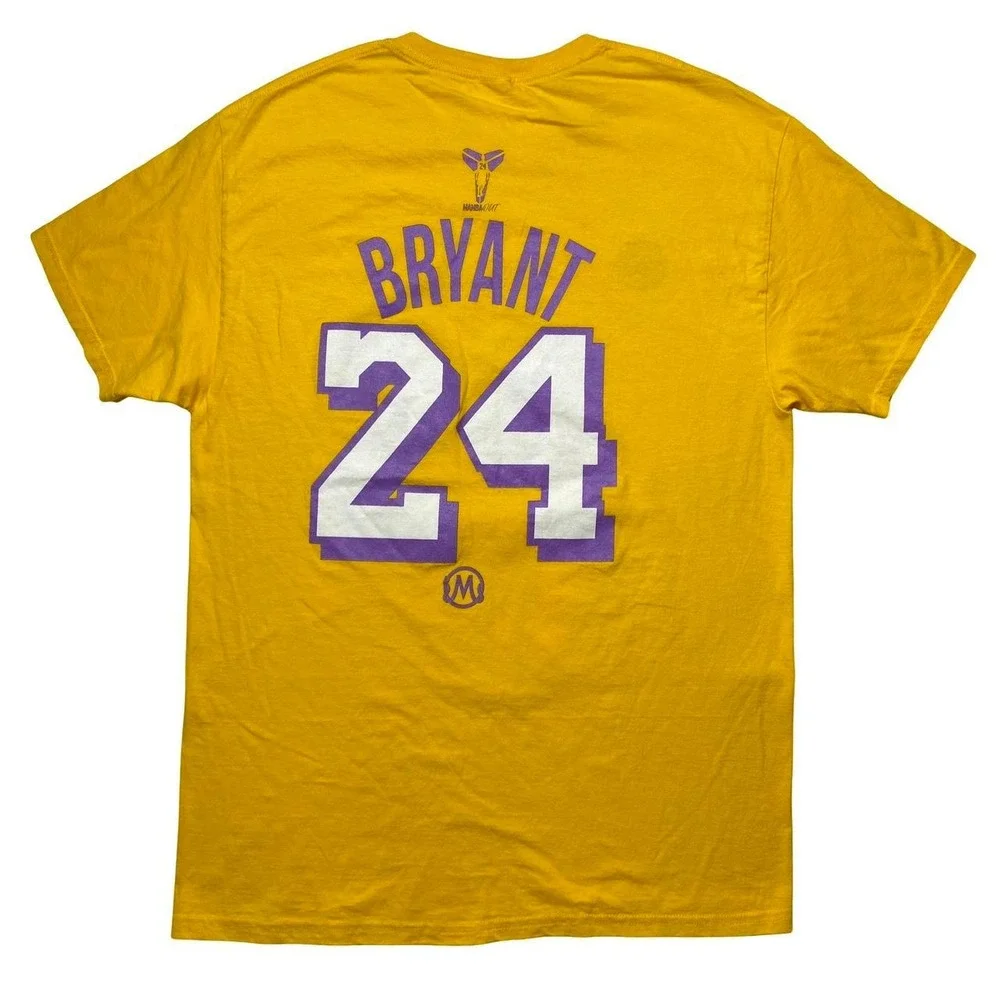 LA Lakers x Kobe Bryant Mamba Out tribute shirt